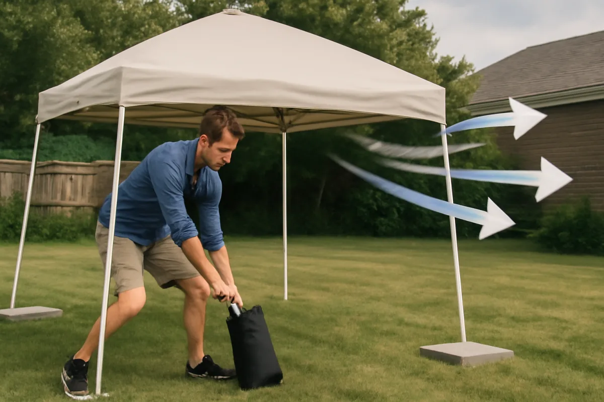 Come proteggere il gazebo dal vento? Le tecniche che pochi utilizzano ma che garantiscono stabilità